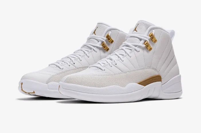 Jordan 12 Retro White Gold - Hình 3