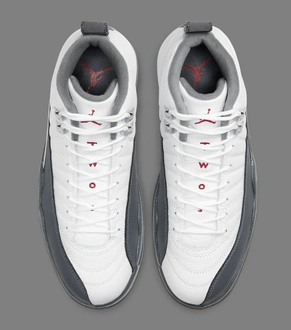 Air Jordan 12 Retro White Grey - Hình 3