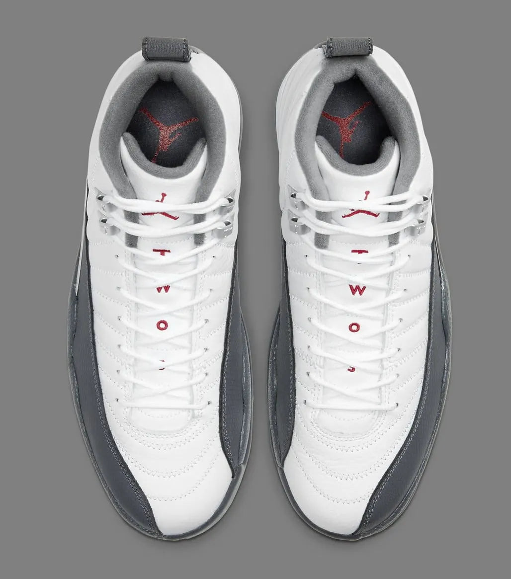 Air Jordan 12 Retro White Grey - Hình 3