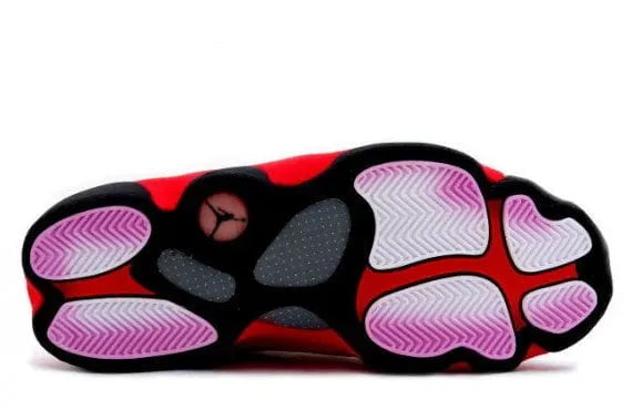 retro premium Air Jordan 13 White Red - Hình 4