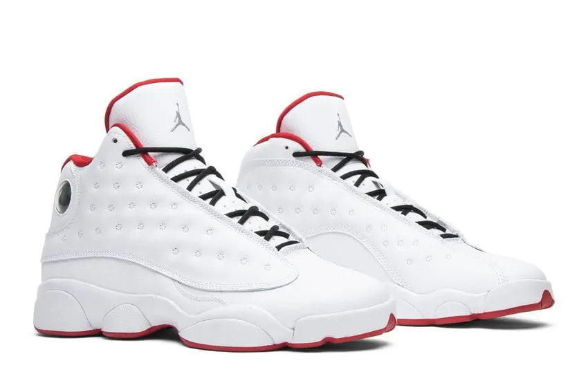 retro classic Air Jordan 13 White Red - Hình 5