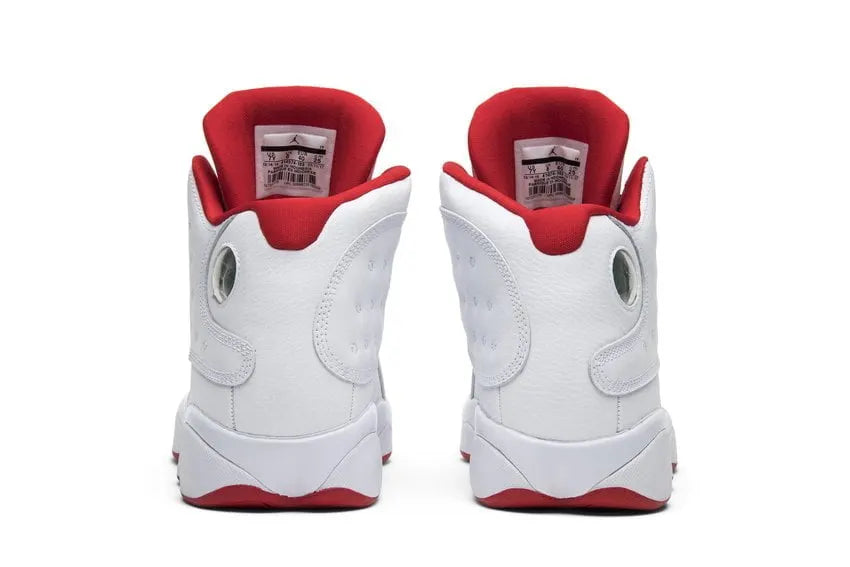 retro classic Air Jordan 13 White Red - Hình 4