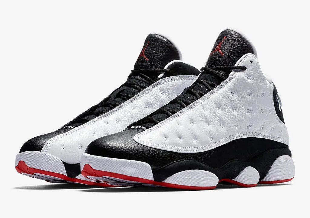 black white Air Jordan 13 Retro Panda - Hình 4