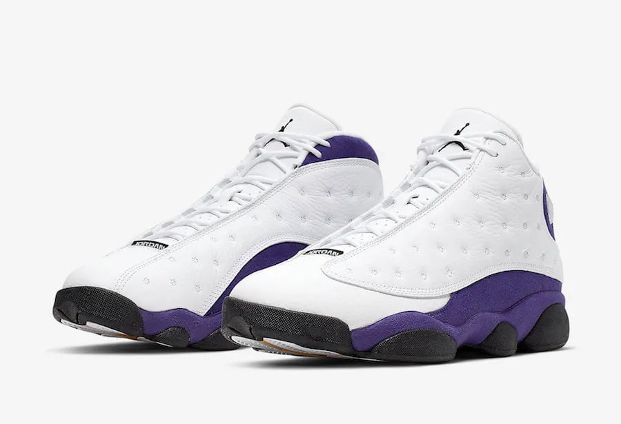 Air Jordan 13 White Purple - Hình 5
