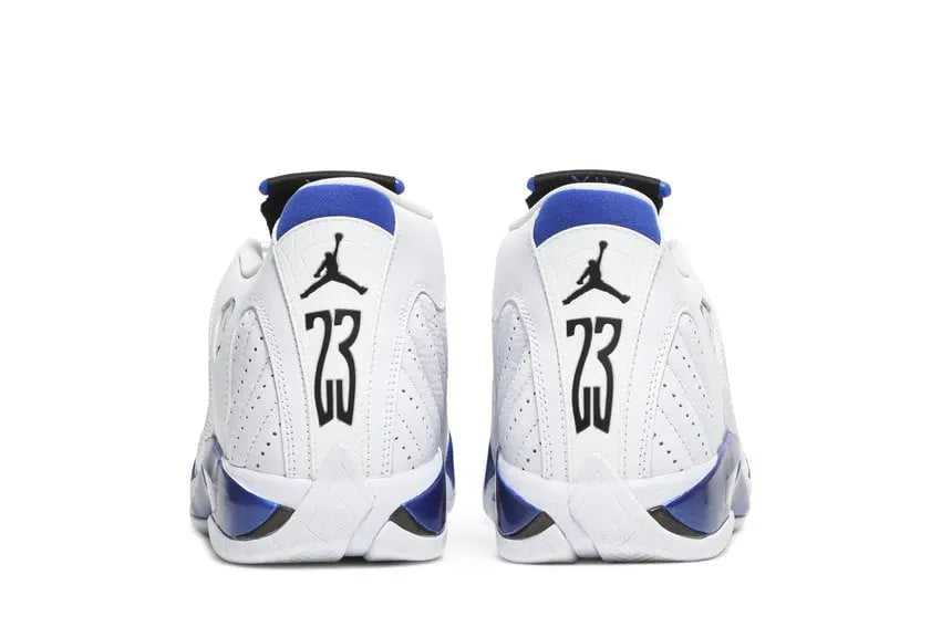 Jordan 14 White Hyper Royal - Hình 4
