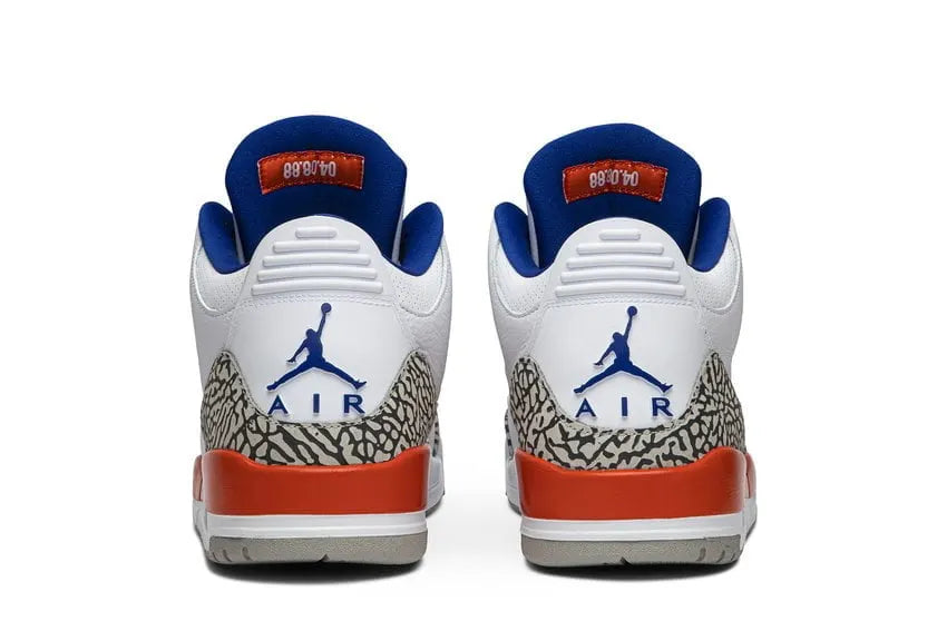 Air Jordan 3 White/Orange - Hình 4