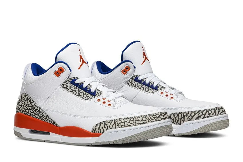 Air Jordan 3 White/Orange - Hình 5