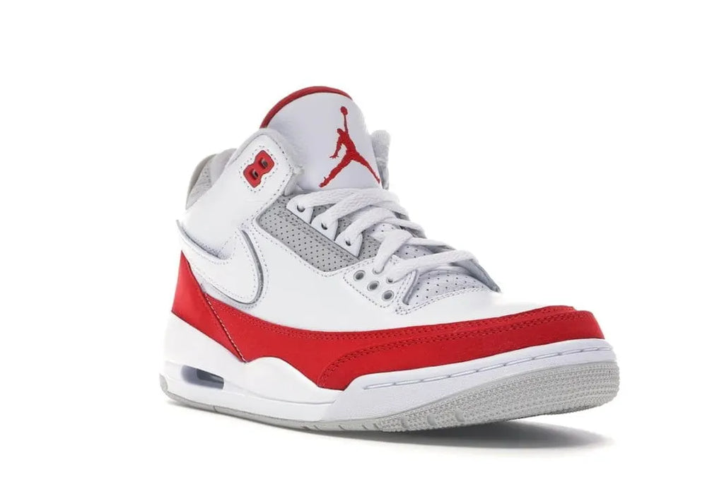 iconic Air Jordan 3 White Fire Red - Hình 2