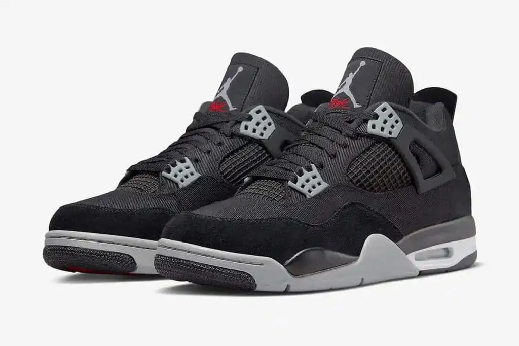 Jordan 4 Retro Black Canvas premium