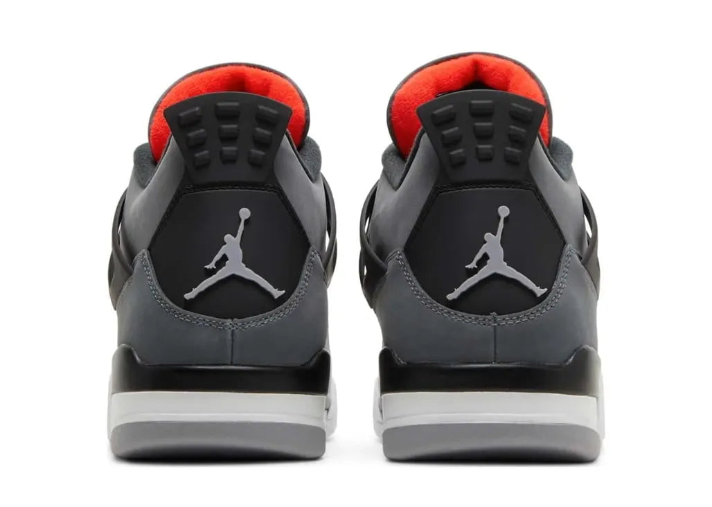 red Air Jordan 4 Retro Grey - Hình 2