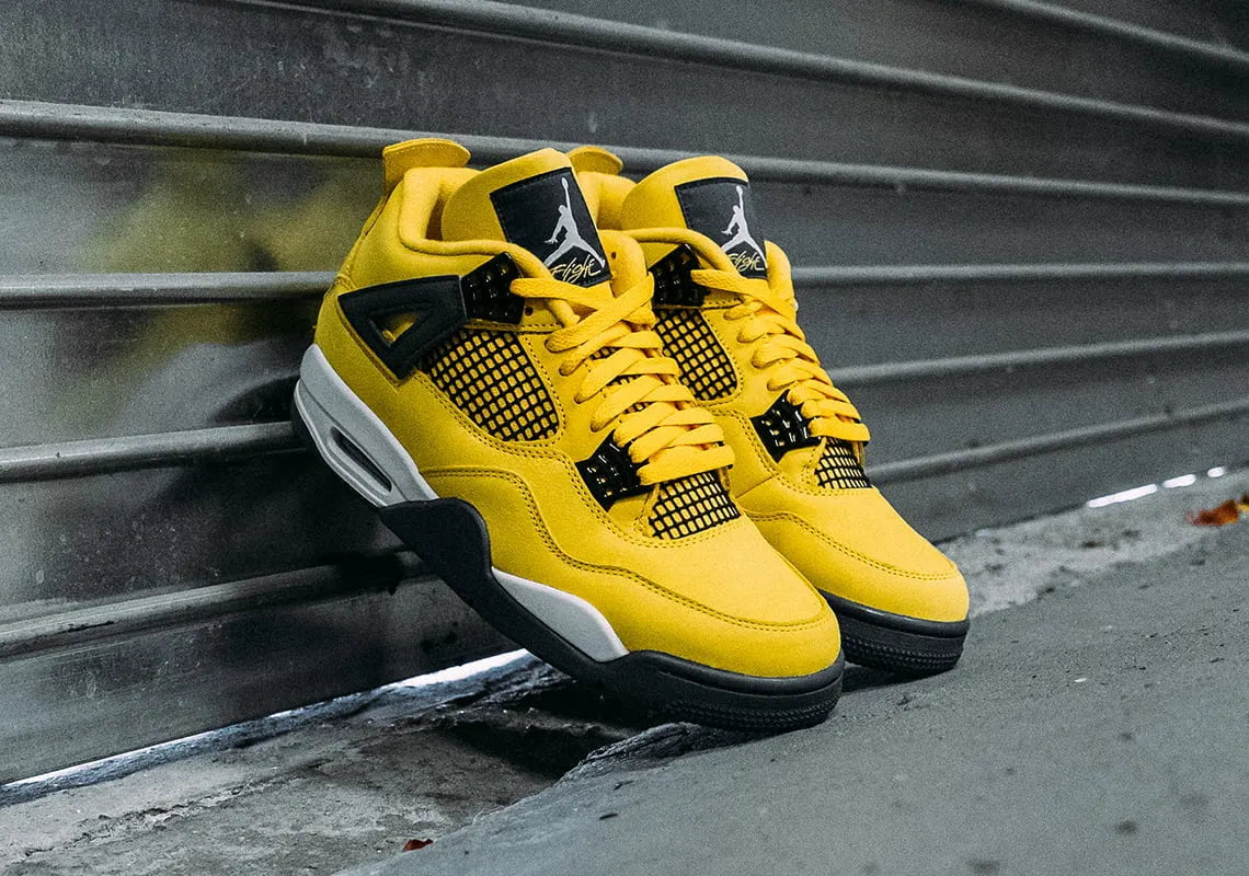 Air Jordan 4 Yellow Thunder - Hình 4