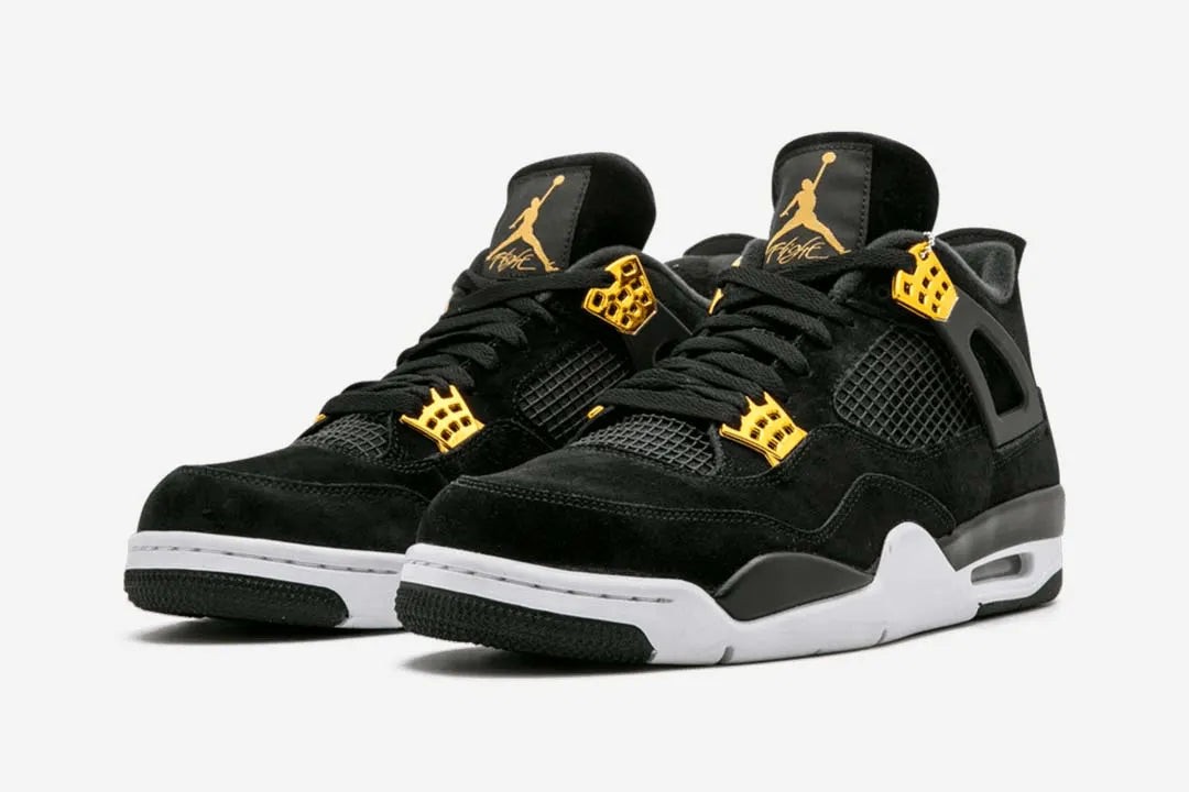 premium Jordan 4 Retro Black Gold