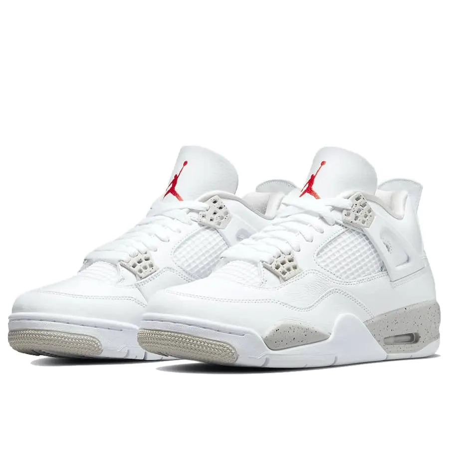 retro iconic Air Jordan 4 White Oreo - Hình 5