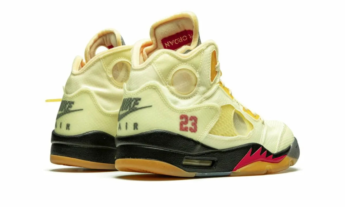 virgil Off-White Air Jordan 5 Sail - Hình 3