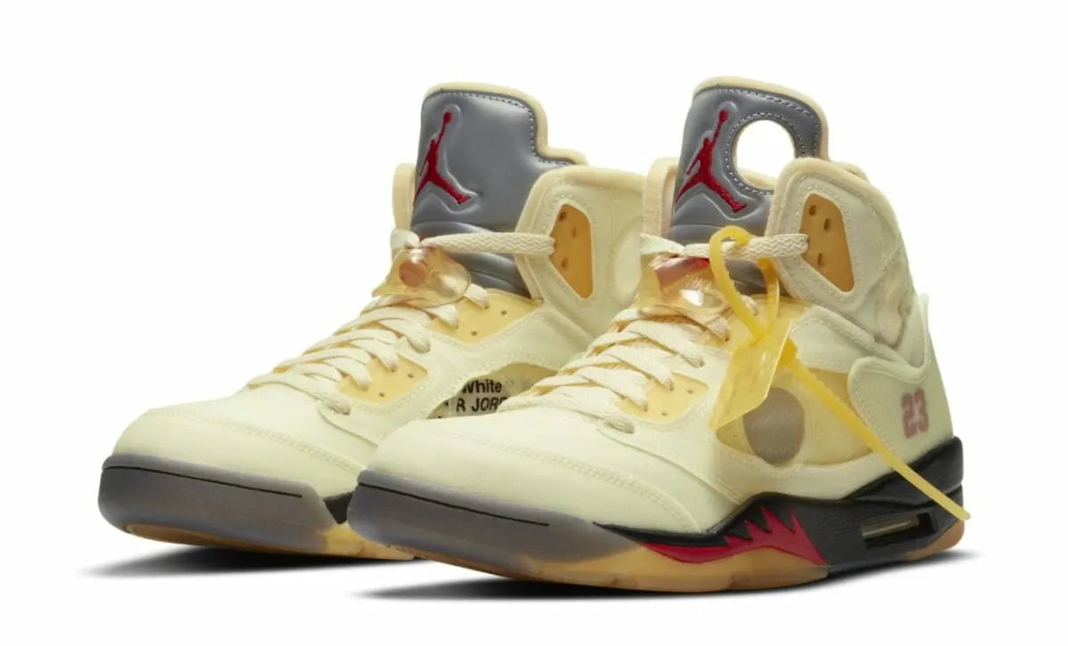virgil Off-White Air Jordan 5 Sail