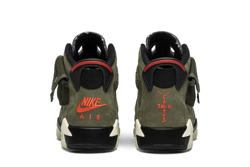 Air Jordan 6 Travis Scott Olive - Hình 4
