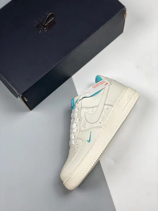 Nike AF1 Low KITH White Blue - Hình 3