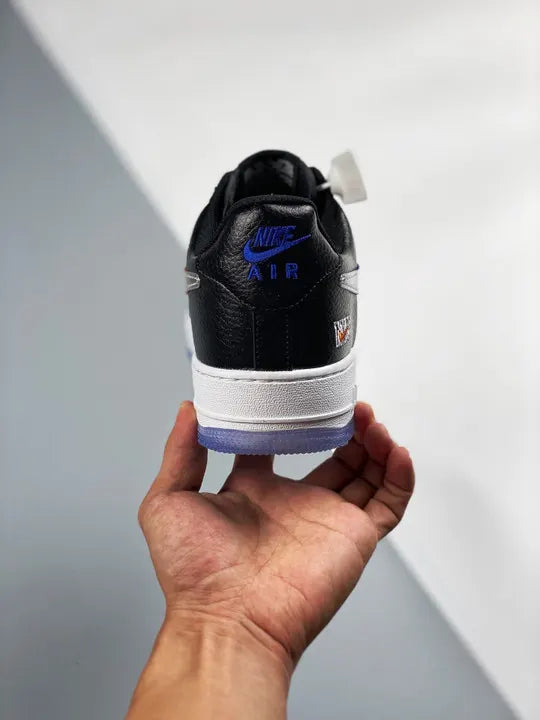 Nike Black Blue Leather - Hình 7