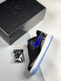 Nike Black Blue Leather