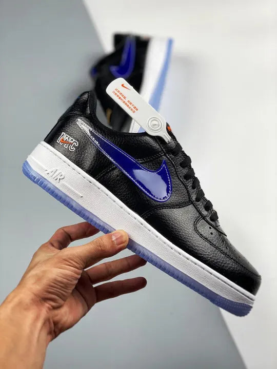 Nike Black Blue Leather - Hình 2
