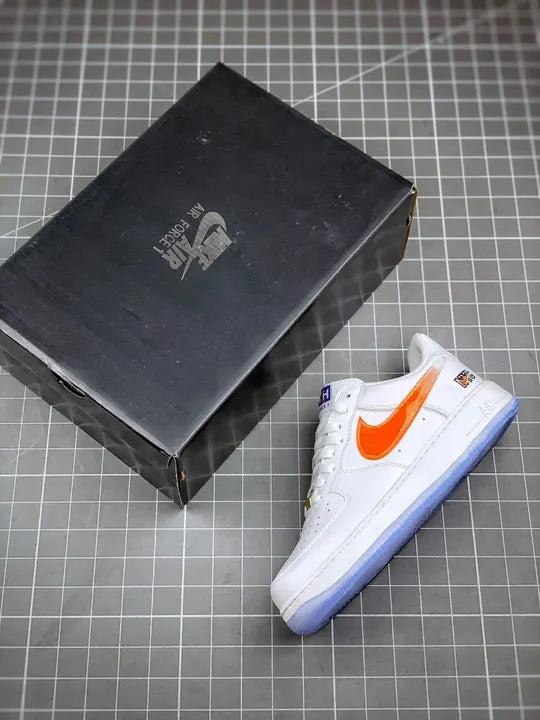 Nike White Orange AF1