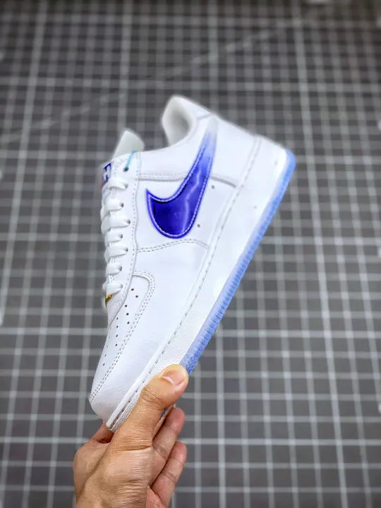 Nike White Orange AF1 - Hình 4