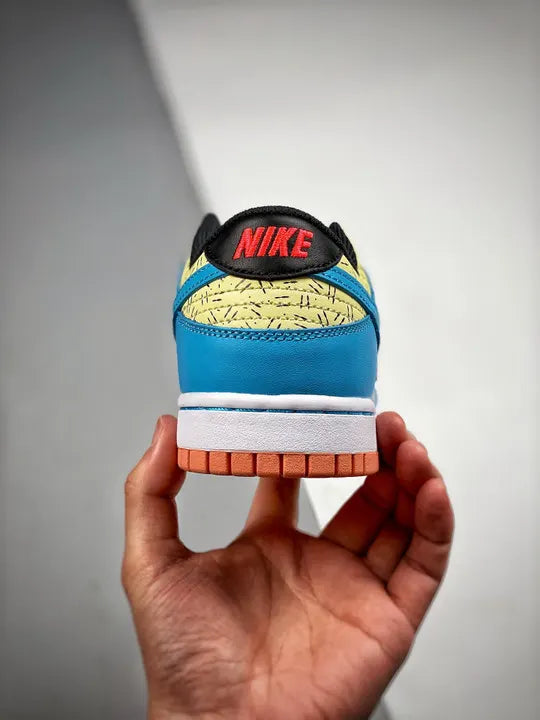 Nike Dunk Low Teal White premium - Hình 7