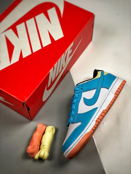Nike Dunk Low Teal White premium - Hình 3