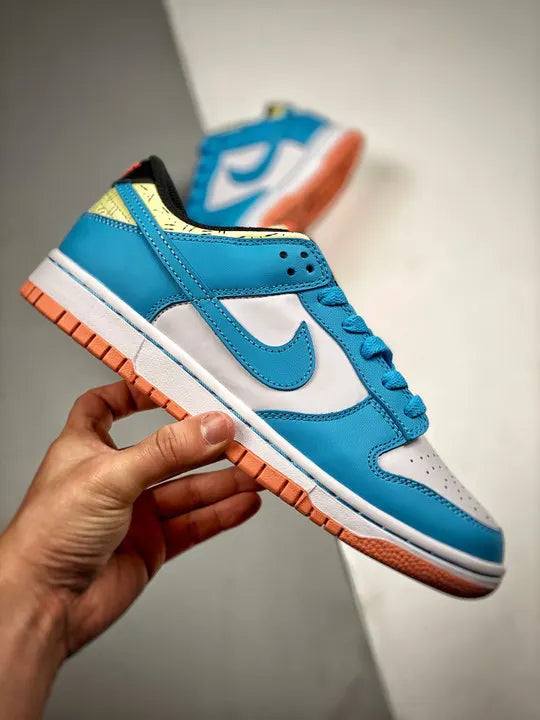 Nike Dunk Low Teal White premium - Hình 2