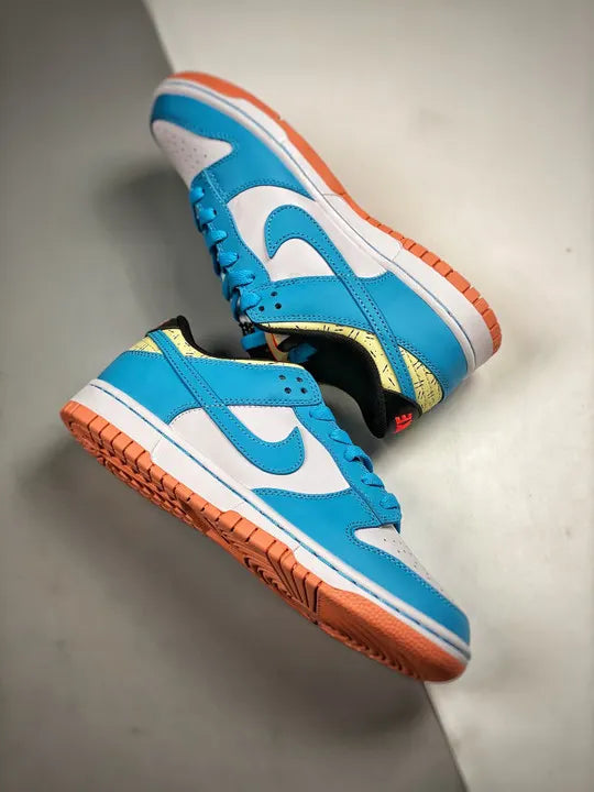 Nike Dunk Low Teal White premium - Hình 4