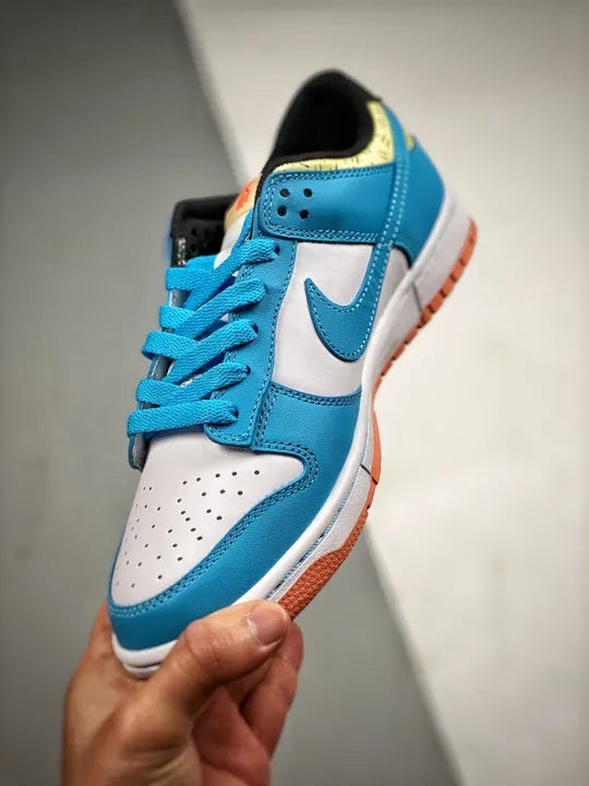 Nike Dunk Low Teal White premium - Hình 5