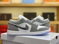 custom Air Jordan 1 Low Grey Paisley