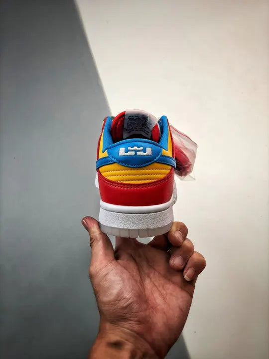 retro Nike Dunk Low Color Block - Hình 8
