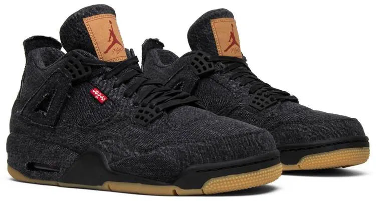 Levi's Air Jordan 4 Black - Hình 3