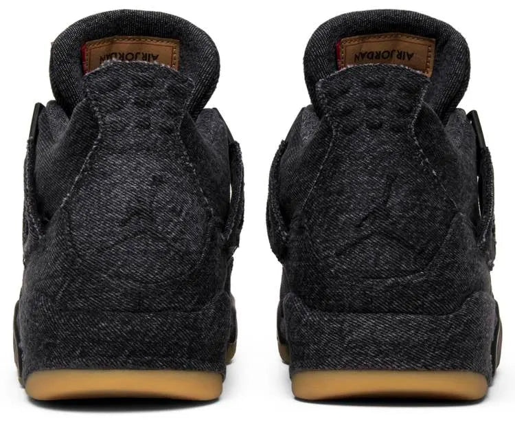 Levi's Air Jordan 4 Black - Hình 4