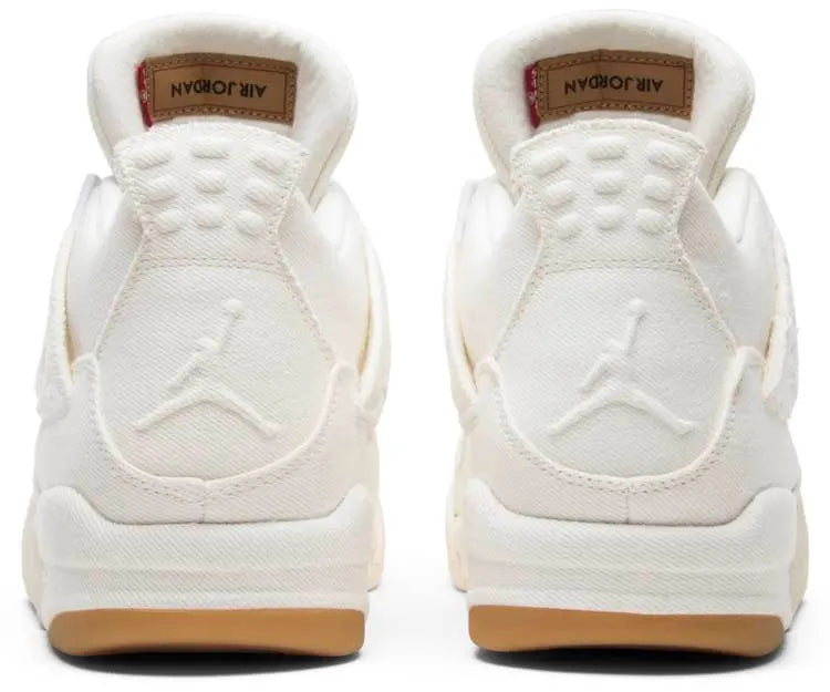 Levi's Air Jordan 4 White Denim - Hình 4