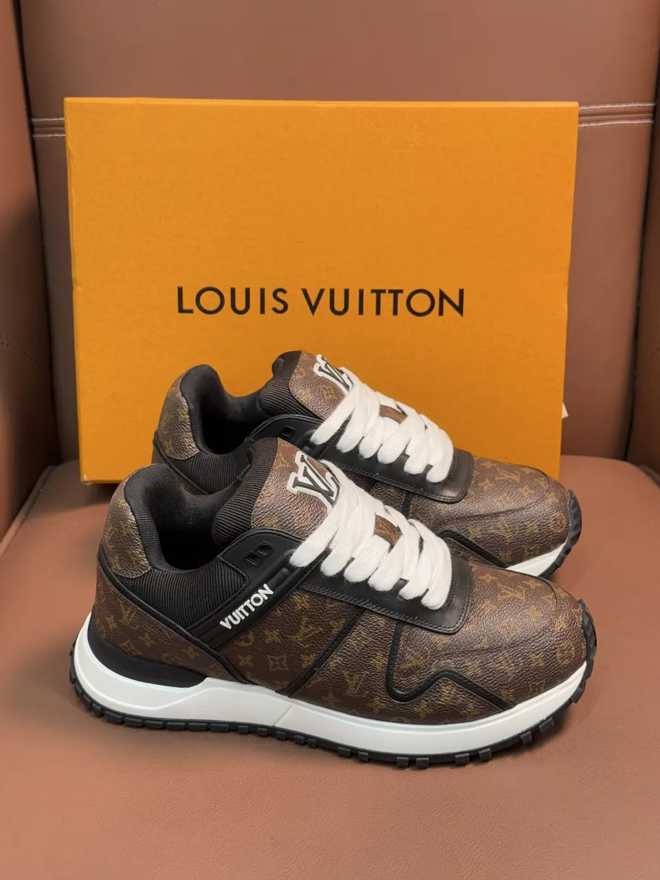 LV Brown Monogram Runner