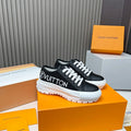 LV Black Canvas Sneakers