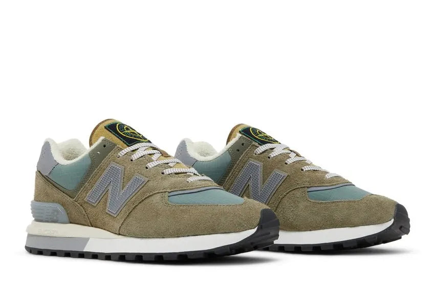 New Balance 574 Olive Suede - Hình 5