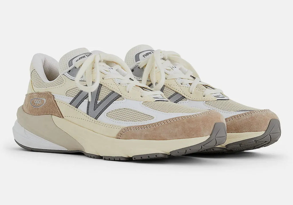 cream New Balance 990v6 Beige - Hình 2