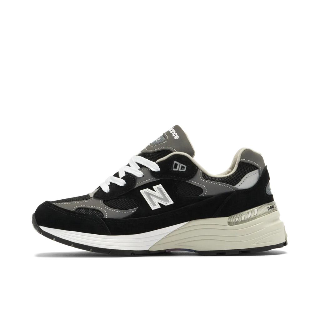 premium New Balance 992 Black Grey - Hình 2