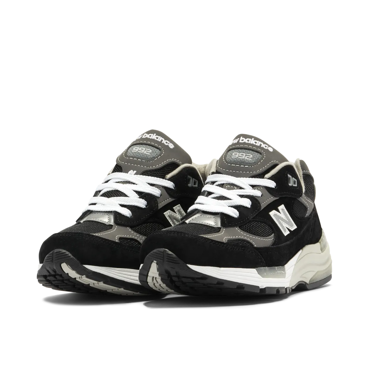 premium New Balance 992 Black Grey - Hình 4