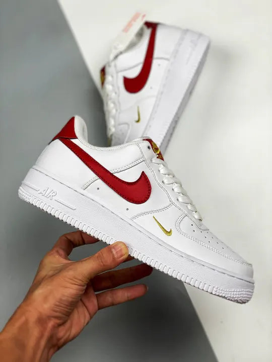 Nike AF1 White Red Gold - Hình 2