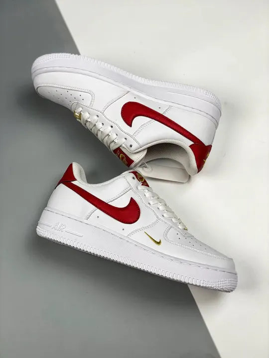 Nike AF1 White Red Gold - Hình 5