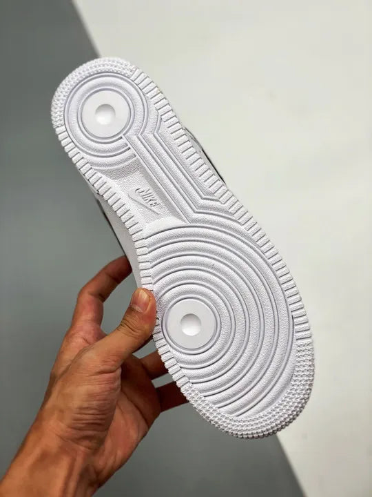 Nike AF1 White Red Gold - Hình 7
