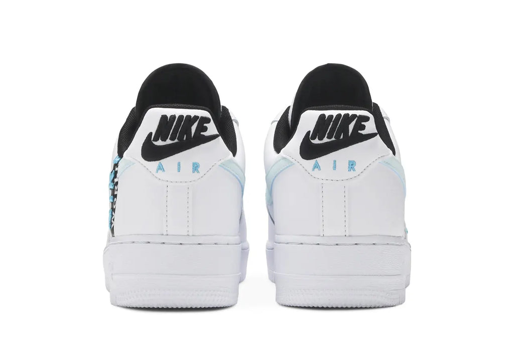 air Nike AF1 White Teal - Hình 5