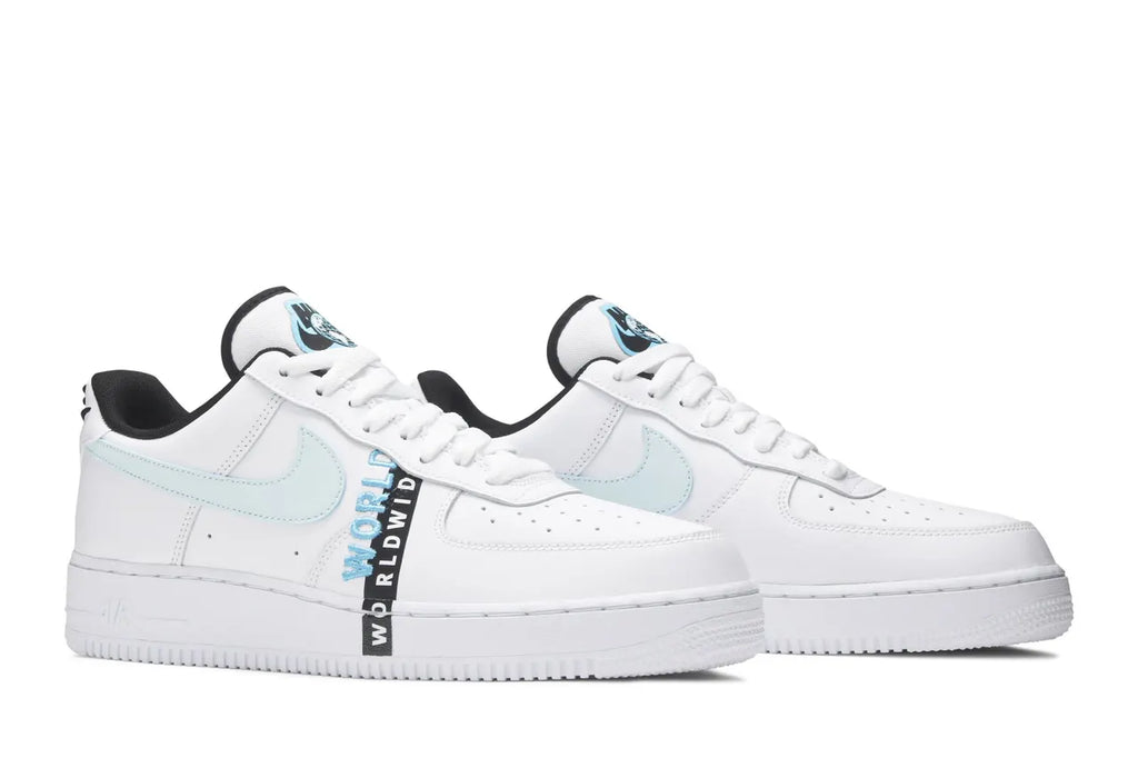air Nike AF1 White Teal - Hình 6