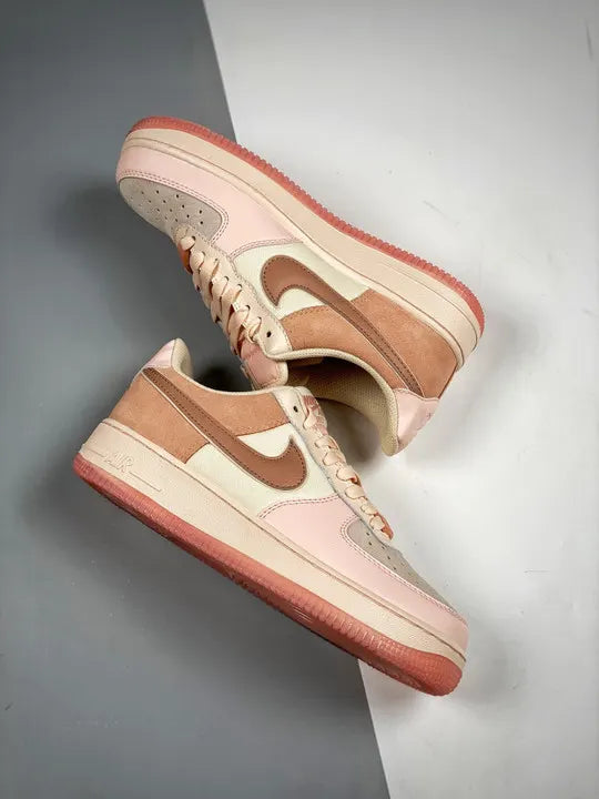 Nike Air Force 1 Pink Suede - Hình 5