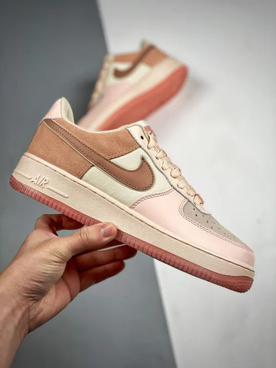 Nike Air Force 1 Pink Suede - Hình 2