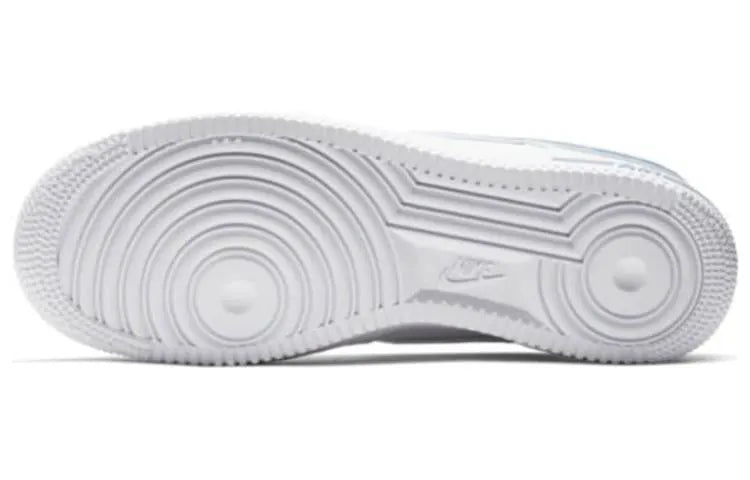 air Nike AF1 White Blue - Hình 5